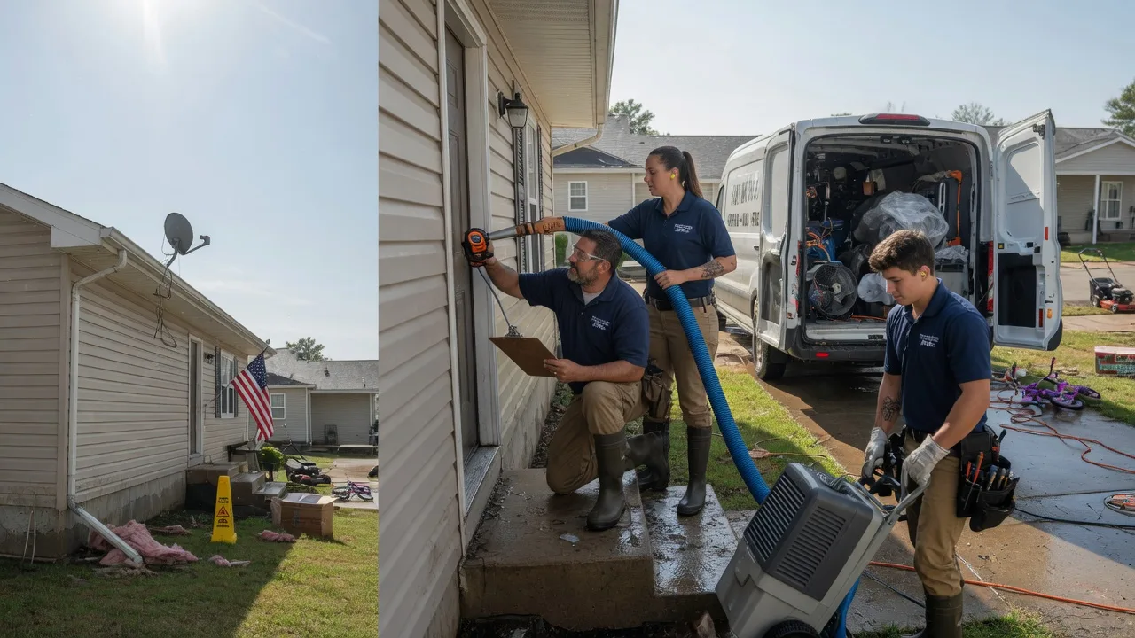 Ceiling Water Damage Restoration in Cogswell, ND near me